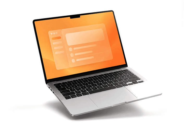 Laptop with the Synheart developer console open