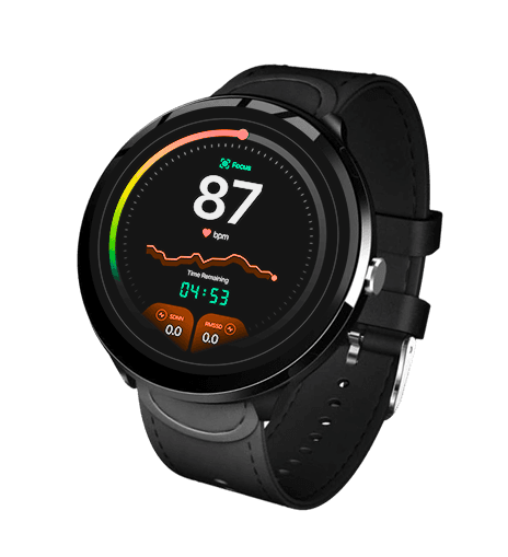 Smartwatch showing a score of 87