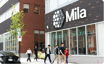 Front of the Mila institute building