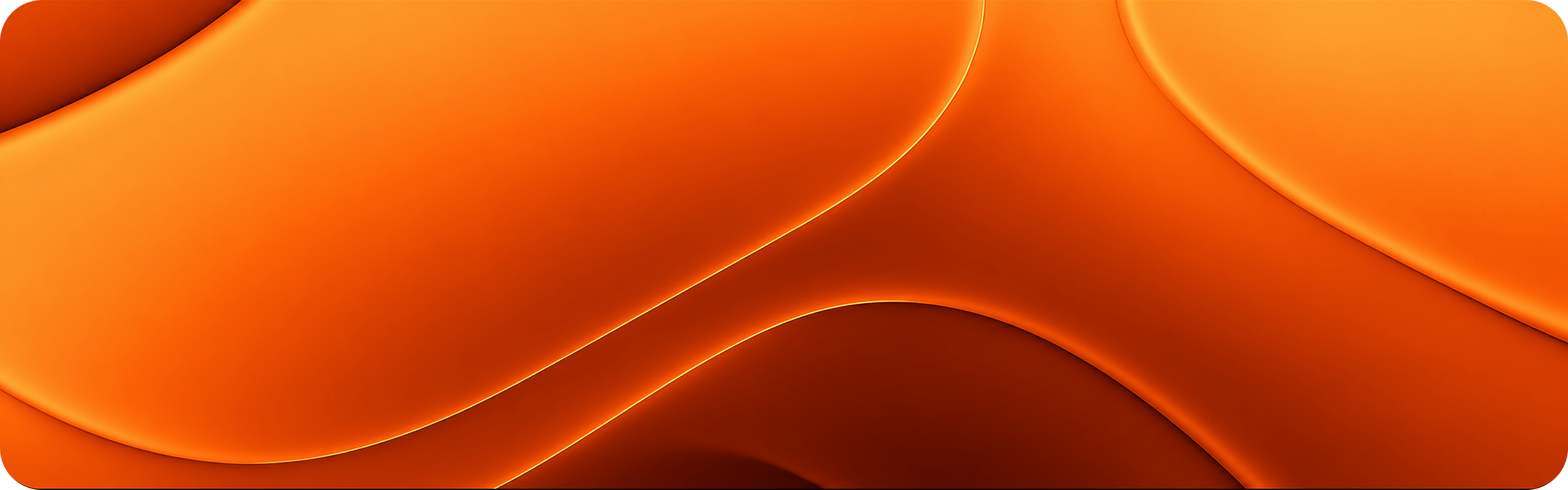 Abstract orange waves