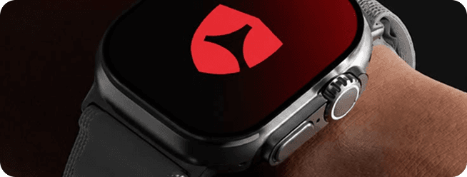 Smartwatch on a wrist