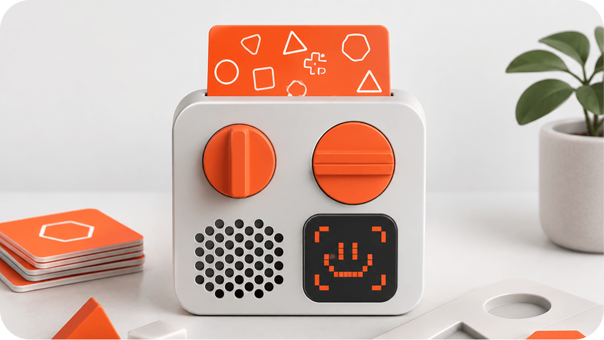 Game device with cards, for cognitive games
