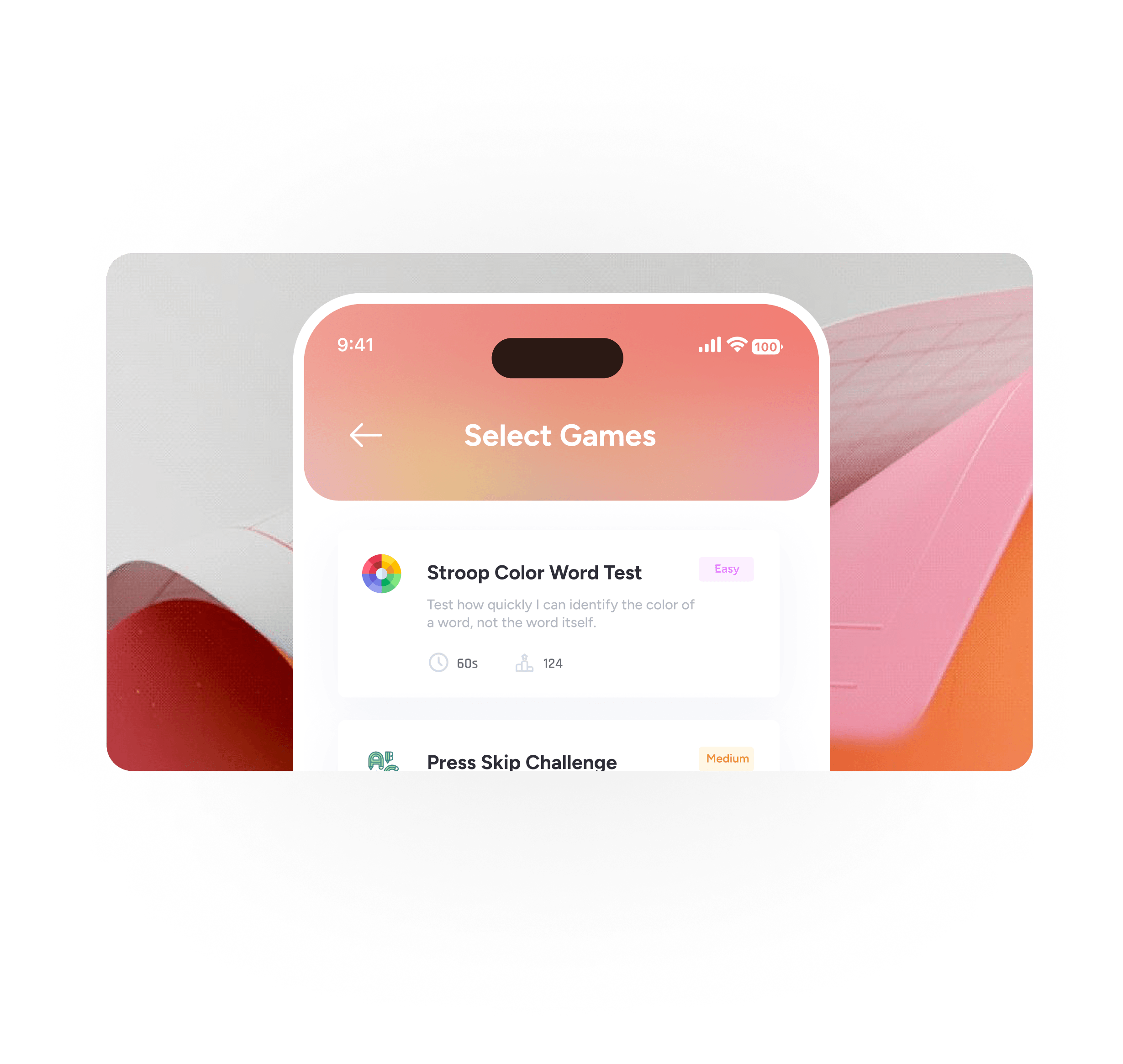 Pulse Focus Cognitive Game Research Platform
